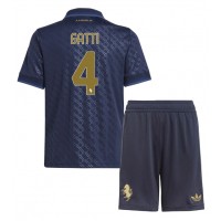 Camisa de time de futebol Juventus Federico Gatti #4 Replicas 3º Equipamento Infantil 2024-25 Manga Curta (+ Calças curtas)